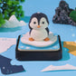 Cute Penguin 3D Model Hand Torn Memo Pad With Daily Calendar 2026