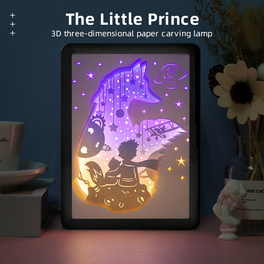 Little Prince Paper Carved Lamp