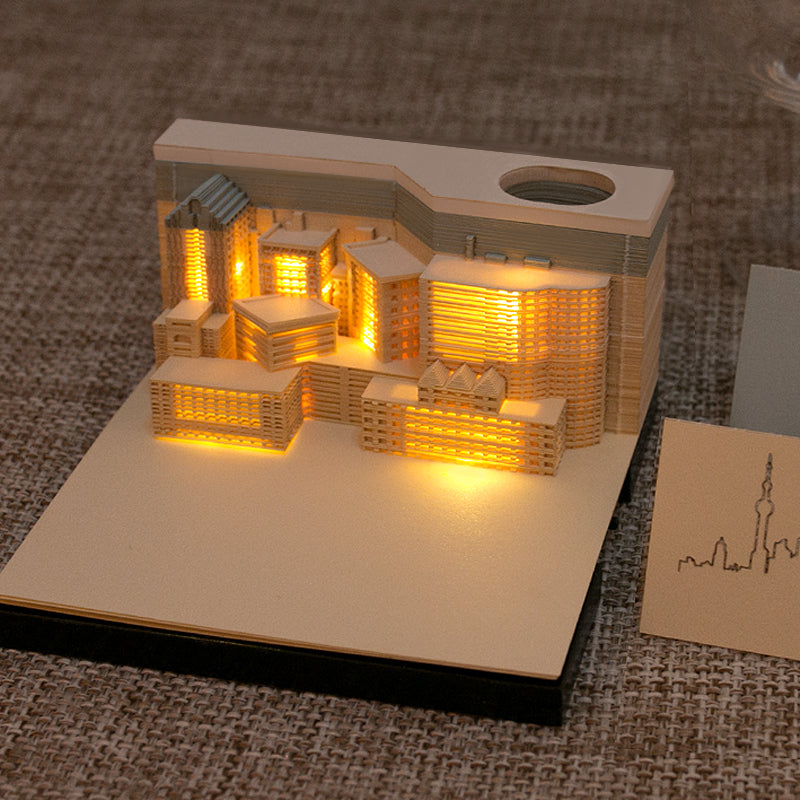 City Lights 3D Memo Pad