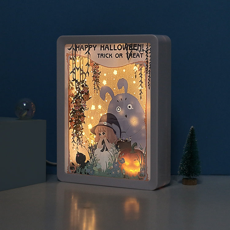 Girl Gift Paper Cut Light Box